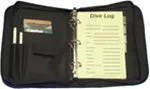 3 Ring Zippered Dive Log Organizer - Dive Flag