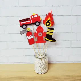 3D Firefighter Party Centerpiece