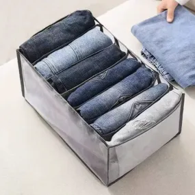 7 Grid Jeans Organizer / Wardrobe Organizer For Multiple Items