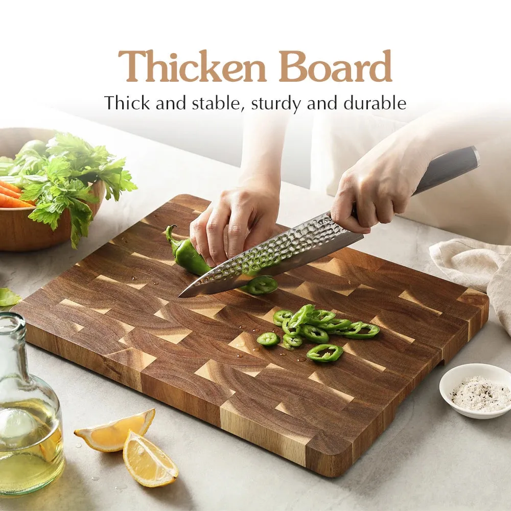 Acacia Wood Chopping Board Double-sided kitchen Accessory Cutting Board