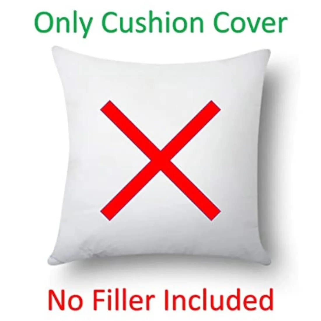 ACN Kohinoor | Macrame Cushion Cover 16 x 16 inch Handmade Soft Boho Cotton Pillow Case for Sofa Set Bed Living Room Bedroom in Premium Canvas Fabric with Back Zipper, Off-White, 1-Piece