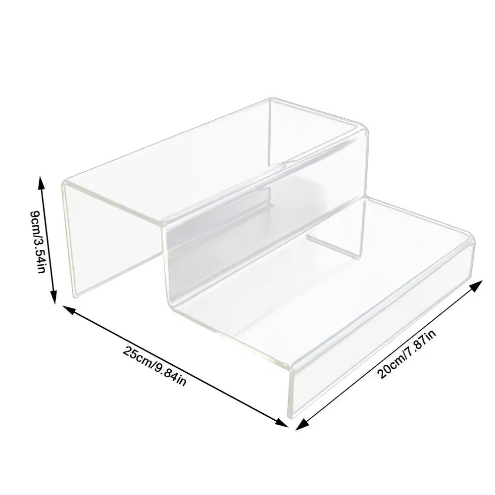 Acrylic Monitor Stand Durable Clear Laptop and Screen Riser Cake Jewelry Art Display Cabinet Hand Office Doll Decor Displaystand