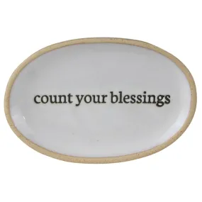 Affirmation Tray - Count Your Blessings