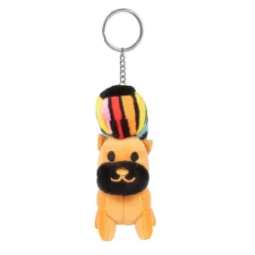 Afro Ken Piano Key 4" Plush Keychain