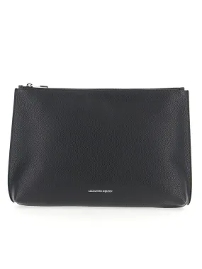 Alexander McQueen Leather Wash Bag