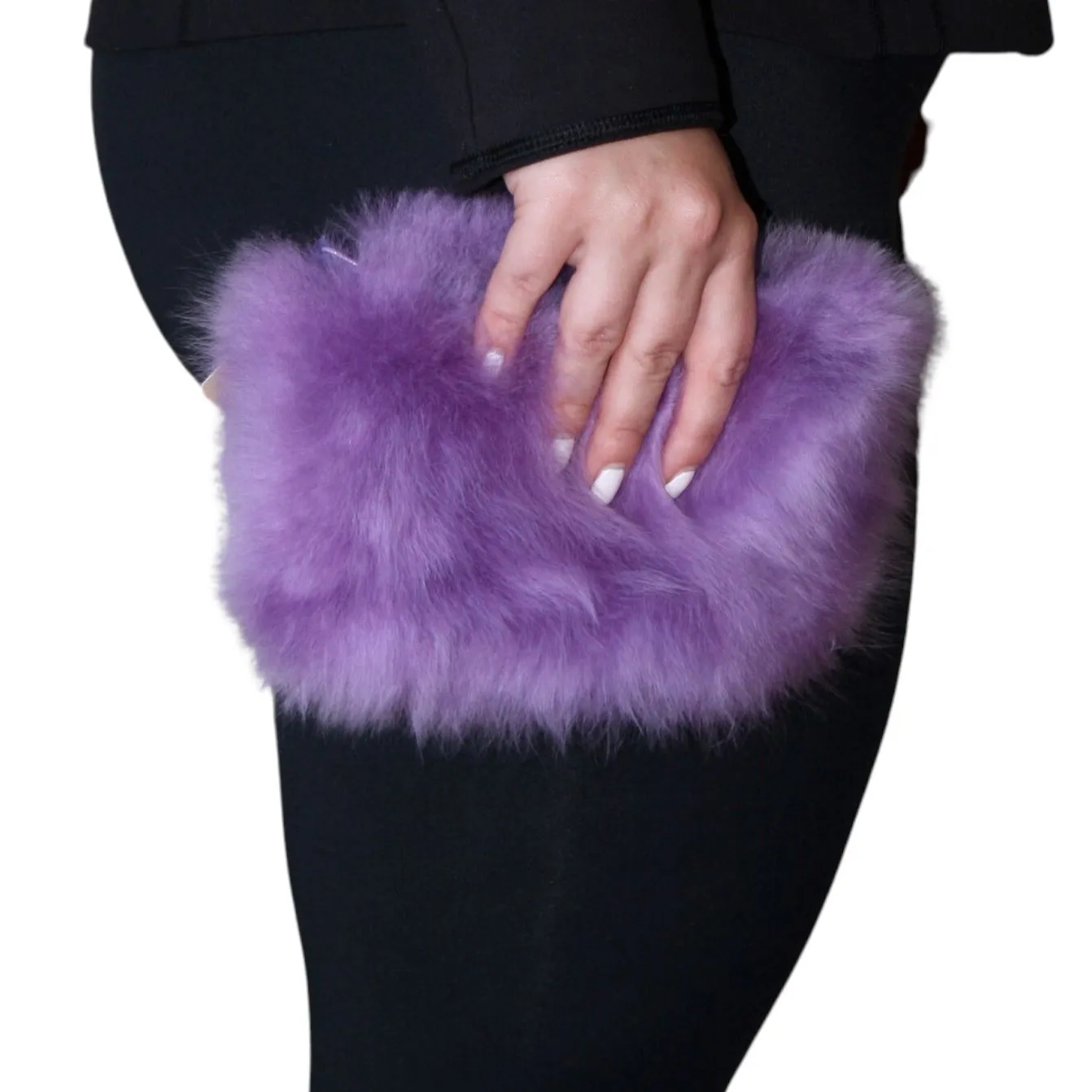 Alpaca Fur Clutch Purse