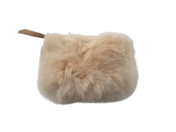 Alpaca Fur Clutch Purse