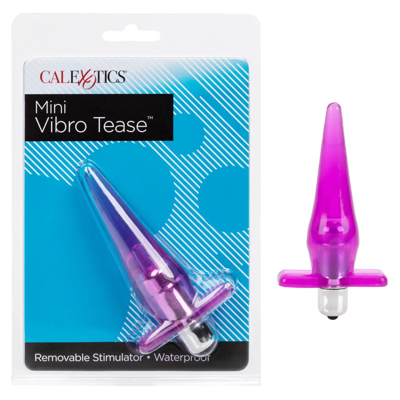 Anal Toys Mini Vibro Tease Vibrating Butt Plug - Pink