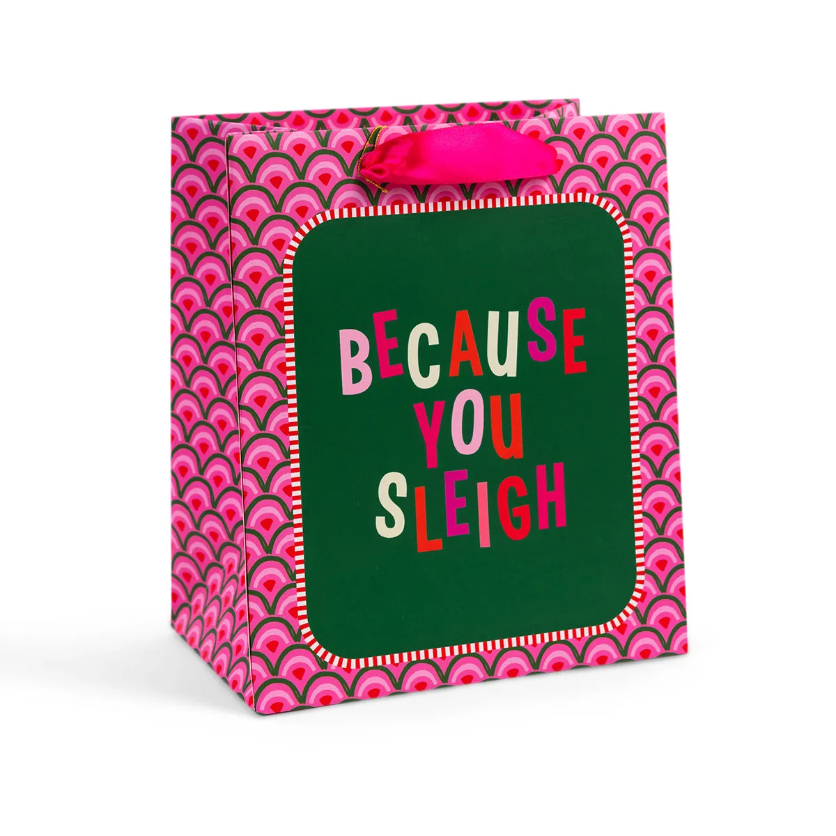 BECAUSE YOU SLEIGH HOLIDAY GIFT BAG