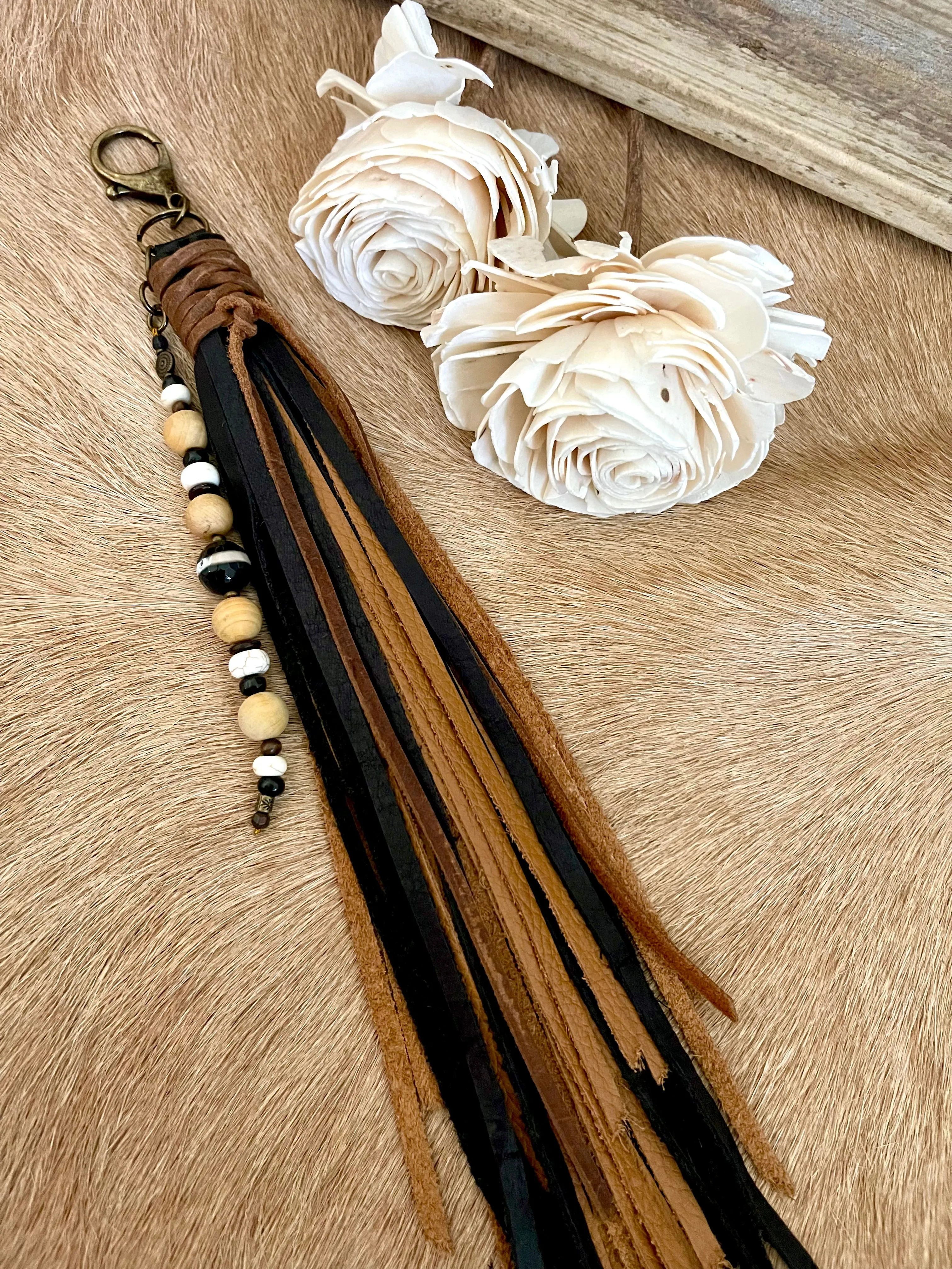 Black & Tan II Purse Tassel