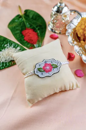 Blossom Embroidered Rakhi