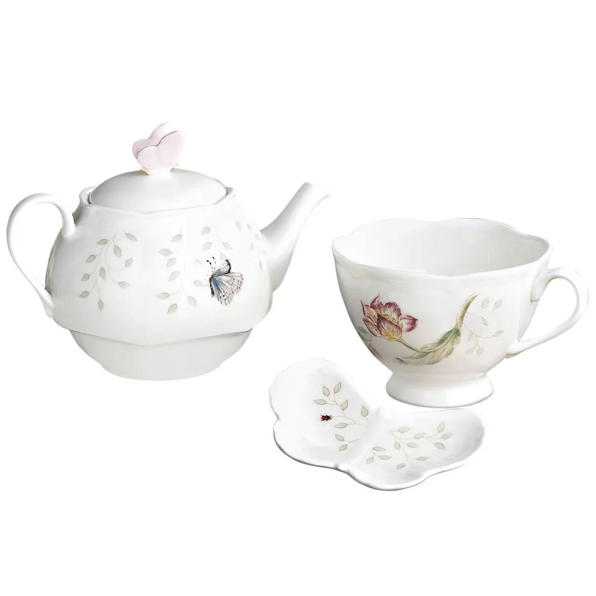 Butterfly Meadow 3-Piece Tea Set