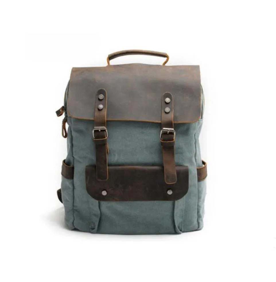 Canvas Backpack Bag, Travel Bag Shoulder Bag Laptop Bag, Shoolbag Outdoor Backpack School Bag For Gift