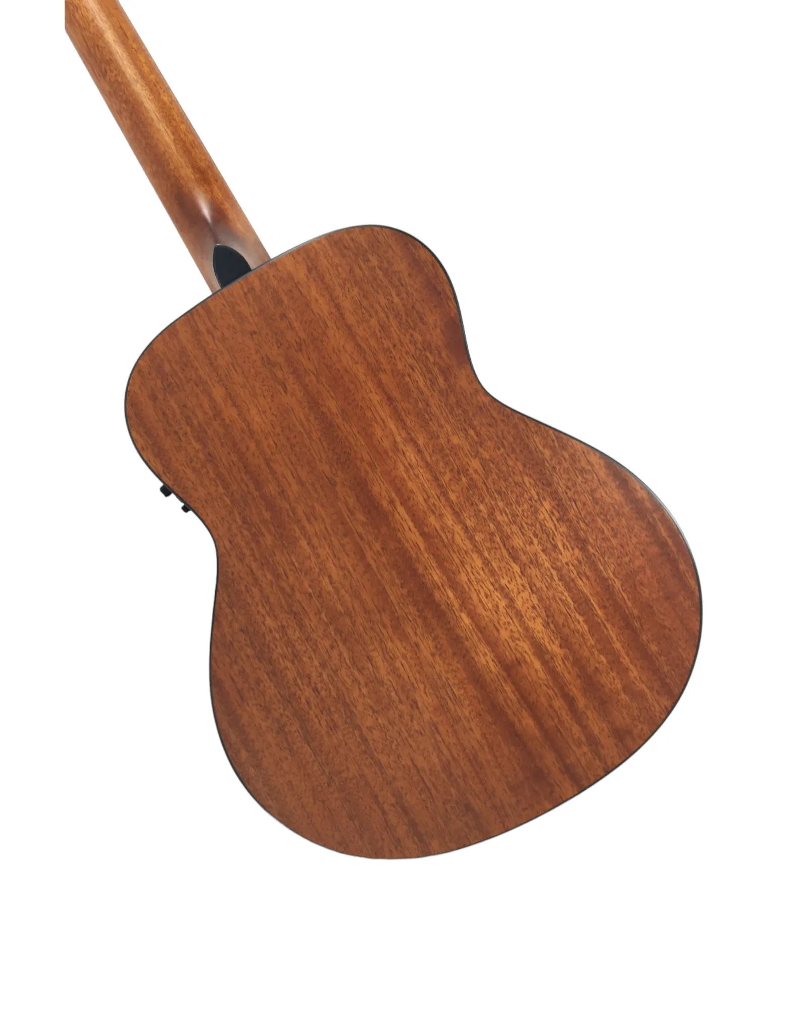 Caraya P304111SEQLH Left-Handed 3/4 Traveller Solid Mahogany Built-In Tuner & pickup Acoustic Guitar Padded Bag