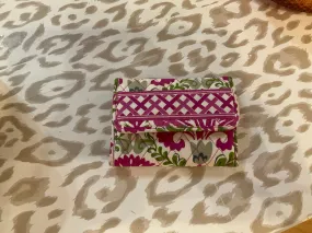 {{ClientCode}} PINK MULTI VERA BRADLEY WALLET