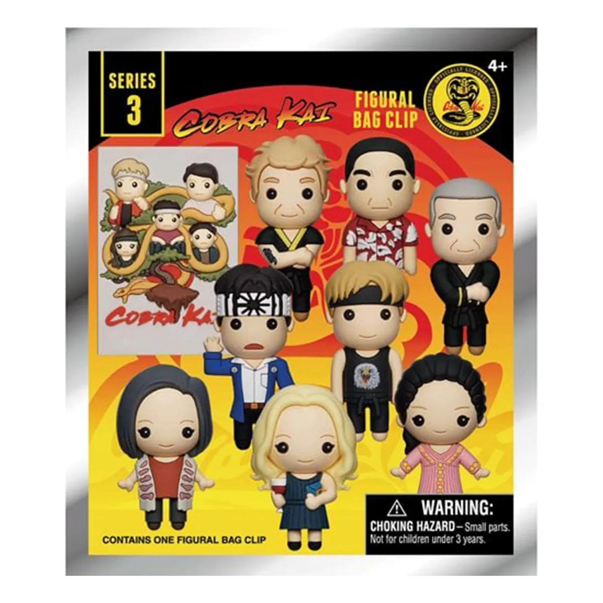 Cobra Kai Series 3 3D Foam Bag Clip