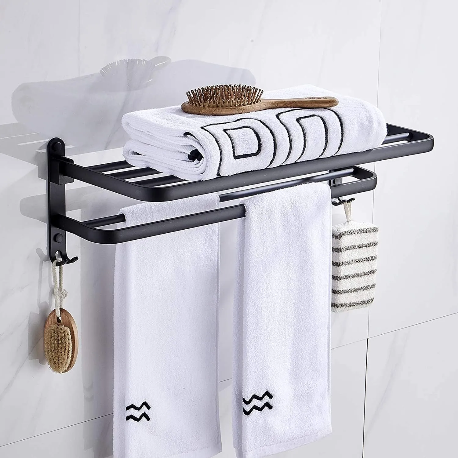 Collapsible Wall Mounted Towel Rack