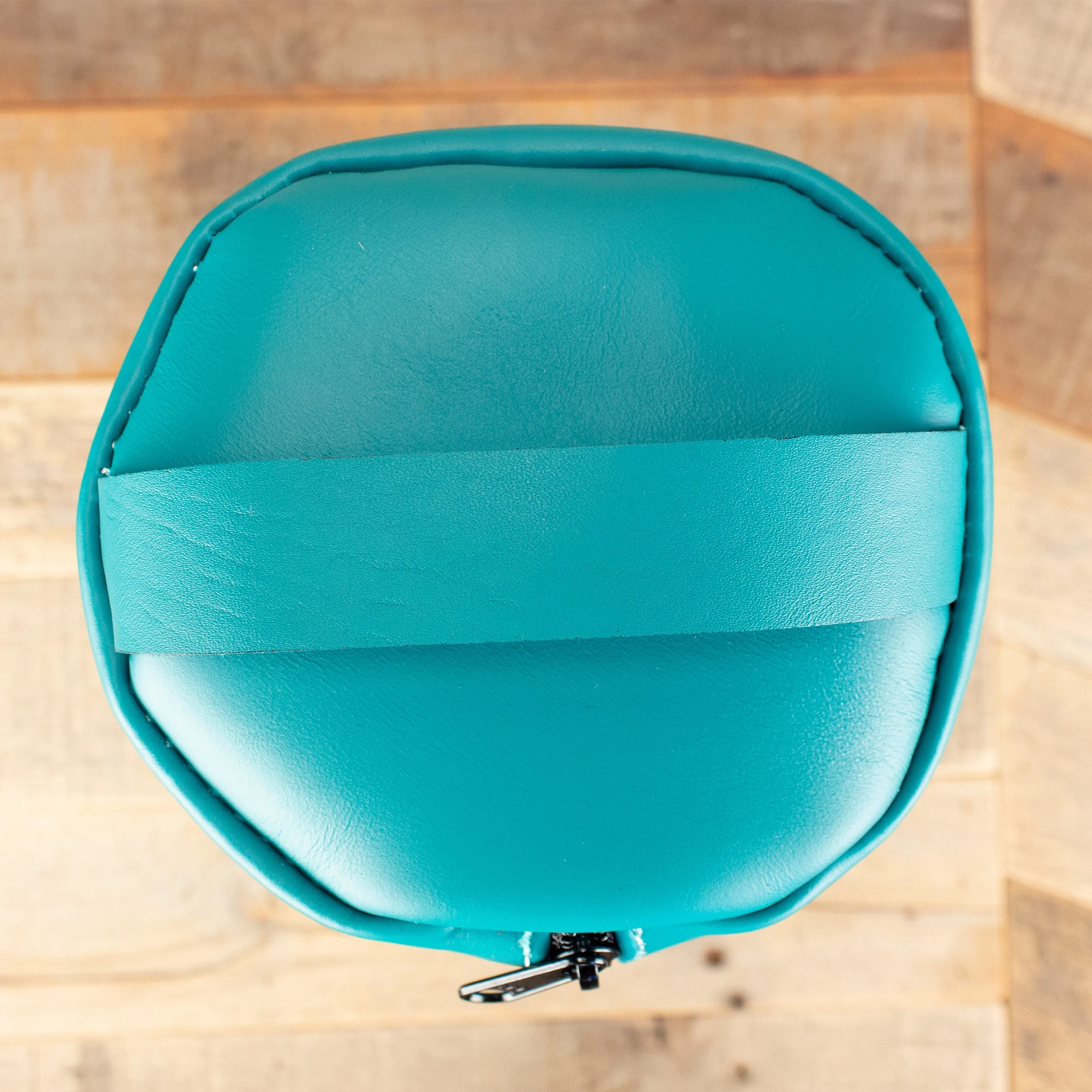 Cowhide Turquoise Toiletry Bag