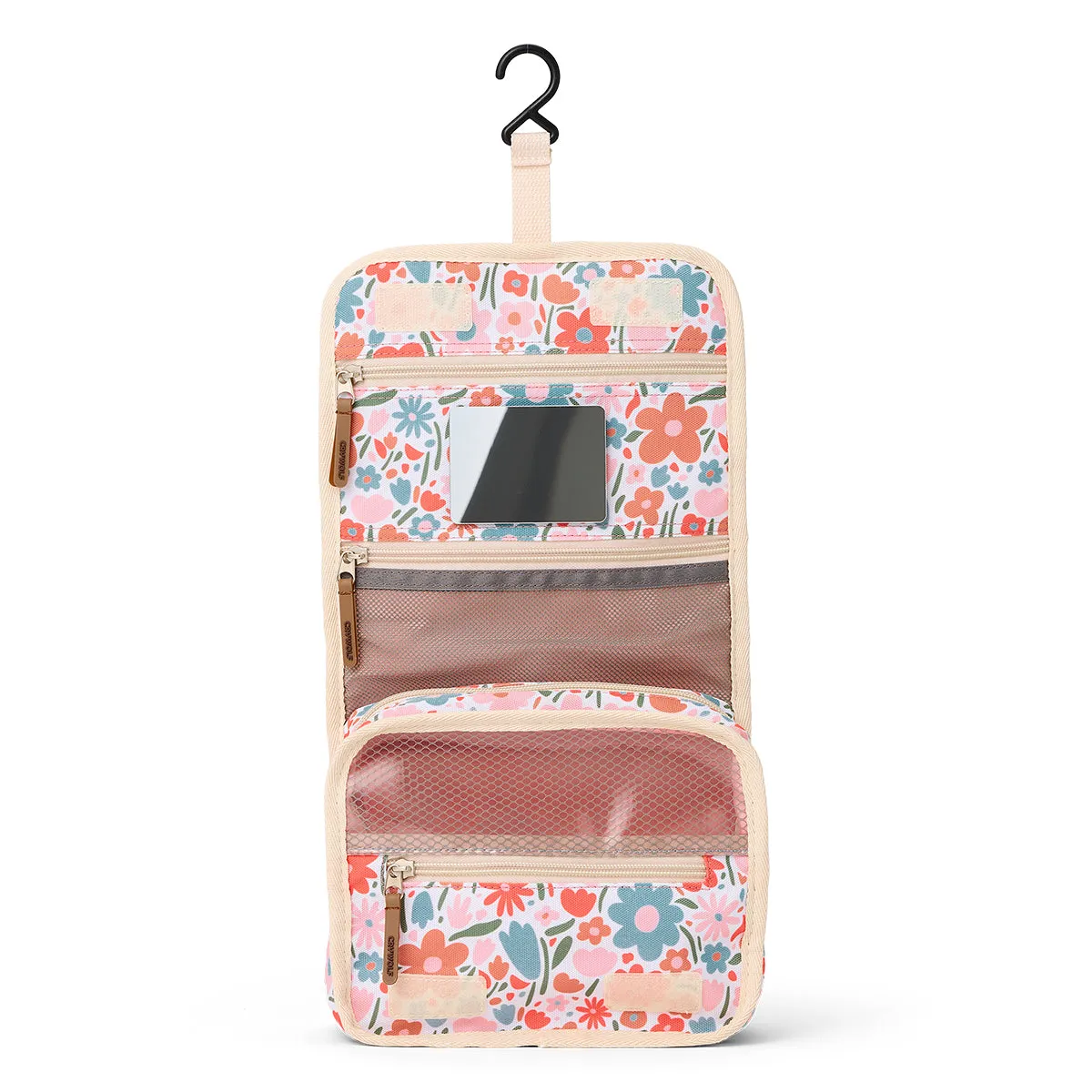 CRYWOLF TOILETRY BAG FLOWER MARKET