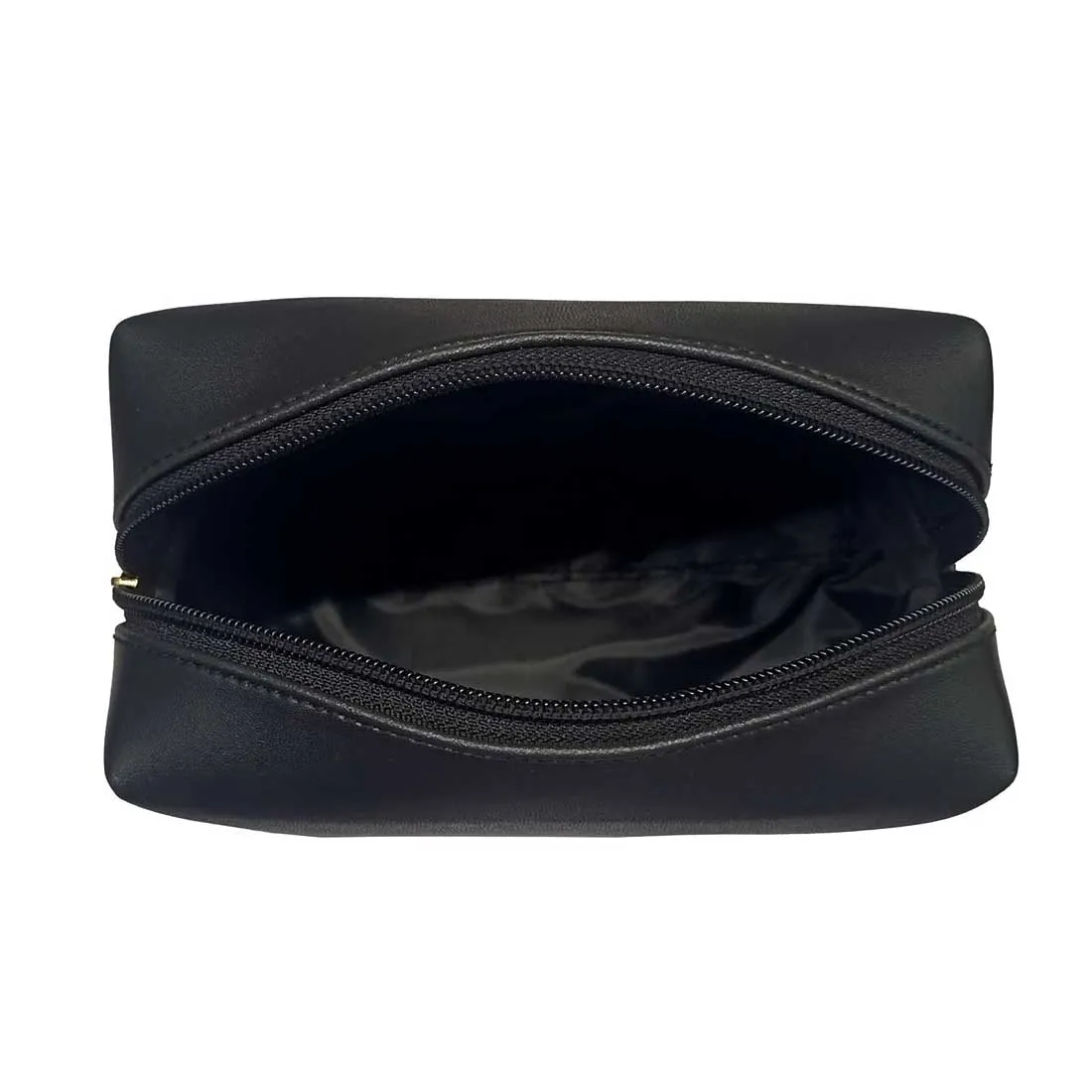 Custom Travelling Pouch for Men - Faux Leather Toiletries Bag