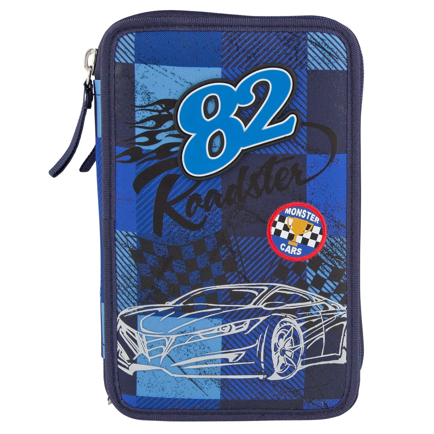 Depesche Monster Cars Filled Triple Pencil Case