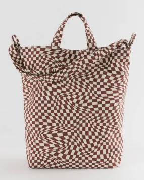 Duck Bag - Maroon Trippy Checker