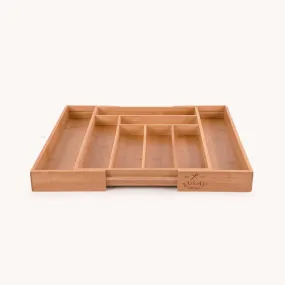 Expandable Kitchen Drawer Organizer - Bamboo