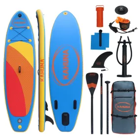 Extra-Wide 10ft Inflatable Paddle Board Set w/ Accessories