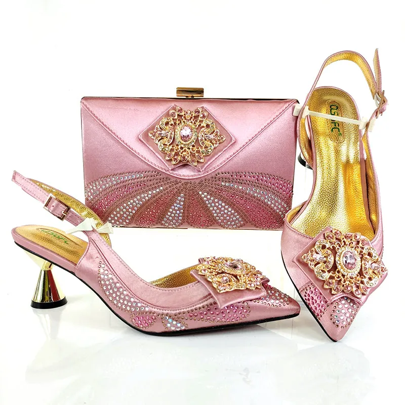 Fanciful Italian Heel & Bag Set