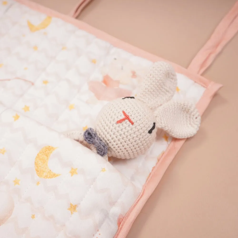 Fancy Fluff Organic Cotton Crib Organiser - Day Dream