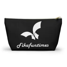 Fikafuntimes Print Zipper Canvas Makeup Bag