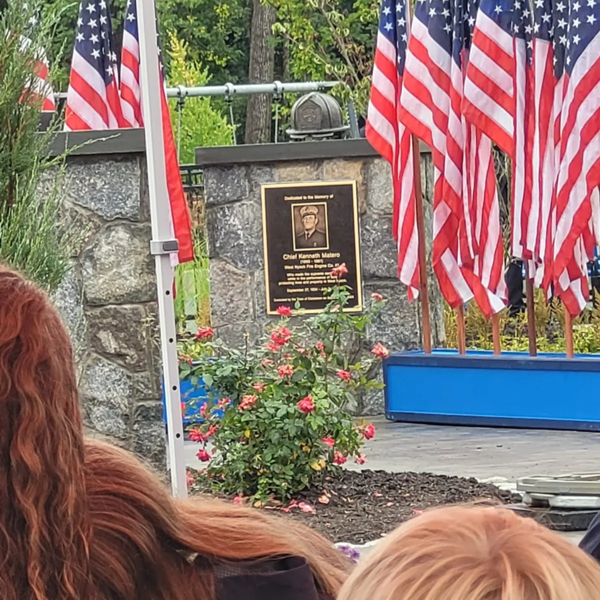 Fire Chief Memorial Bronze Plaque