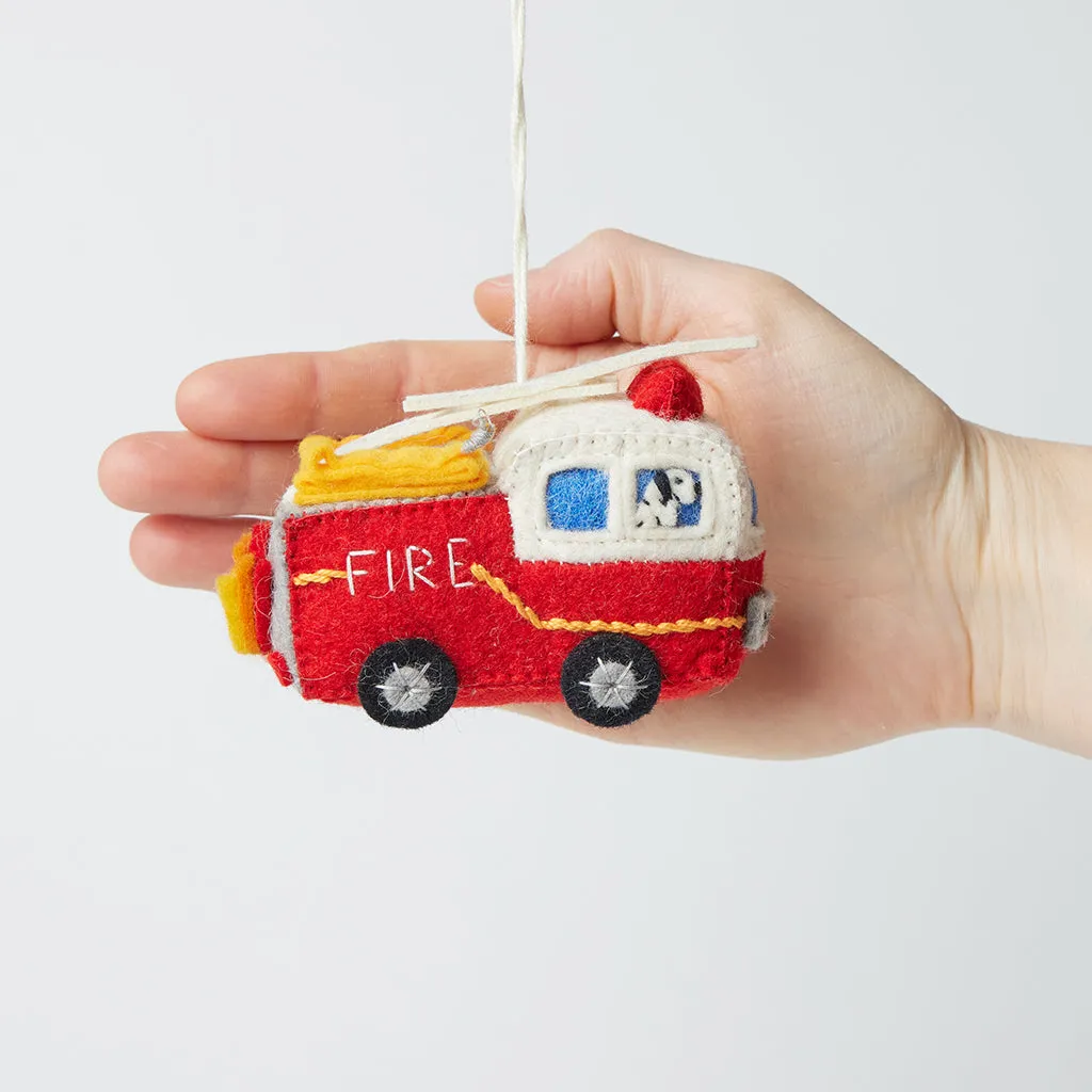 Fire Truck Ornament