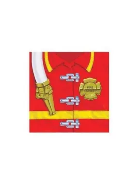 Firefighter Beverage Napkins - 8pk