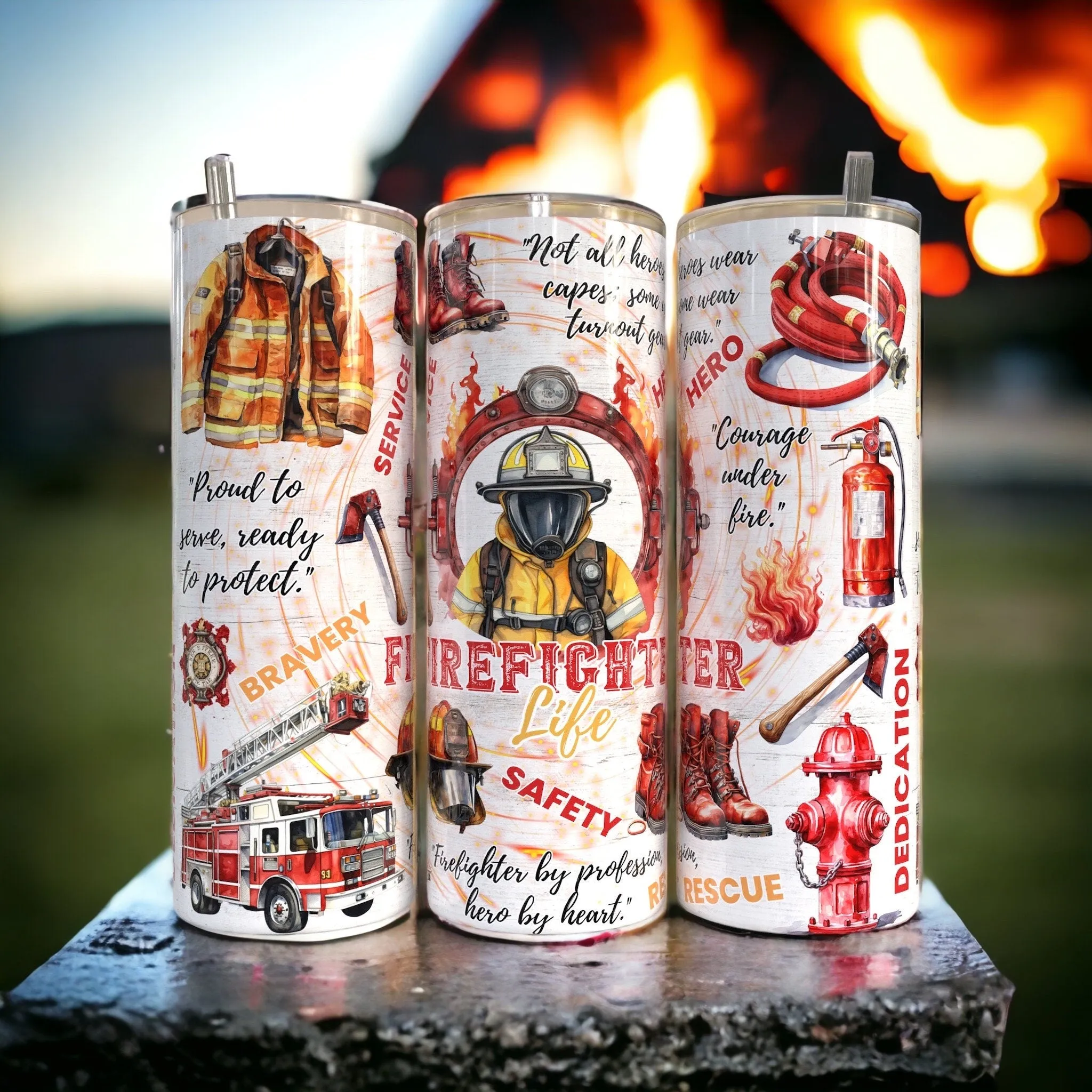 Fireman Tumbler