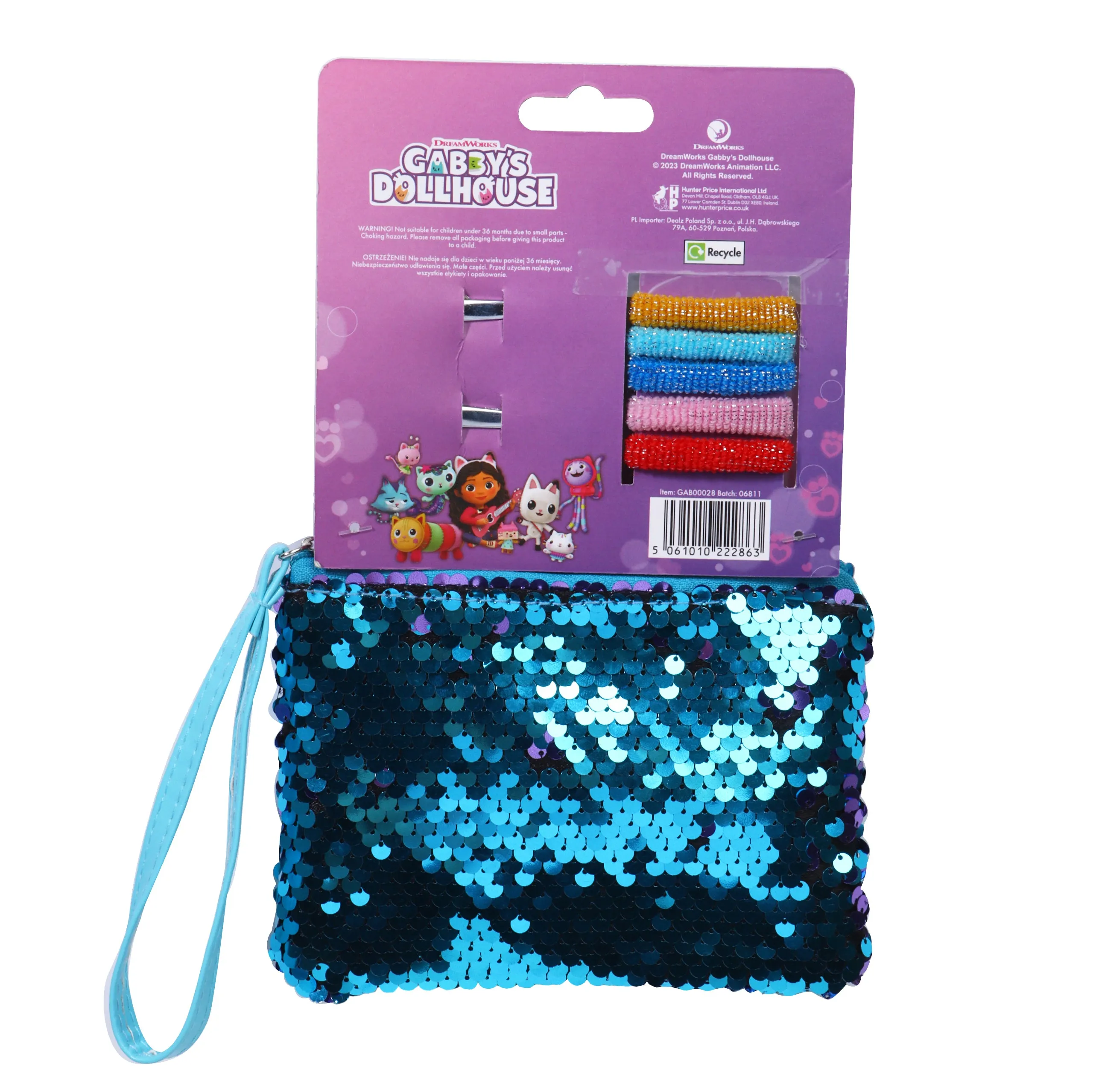 Gabby's Dollhouse Hair Accessory and Purse Set