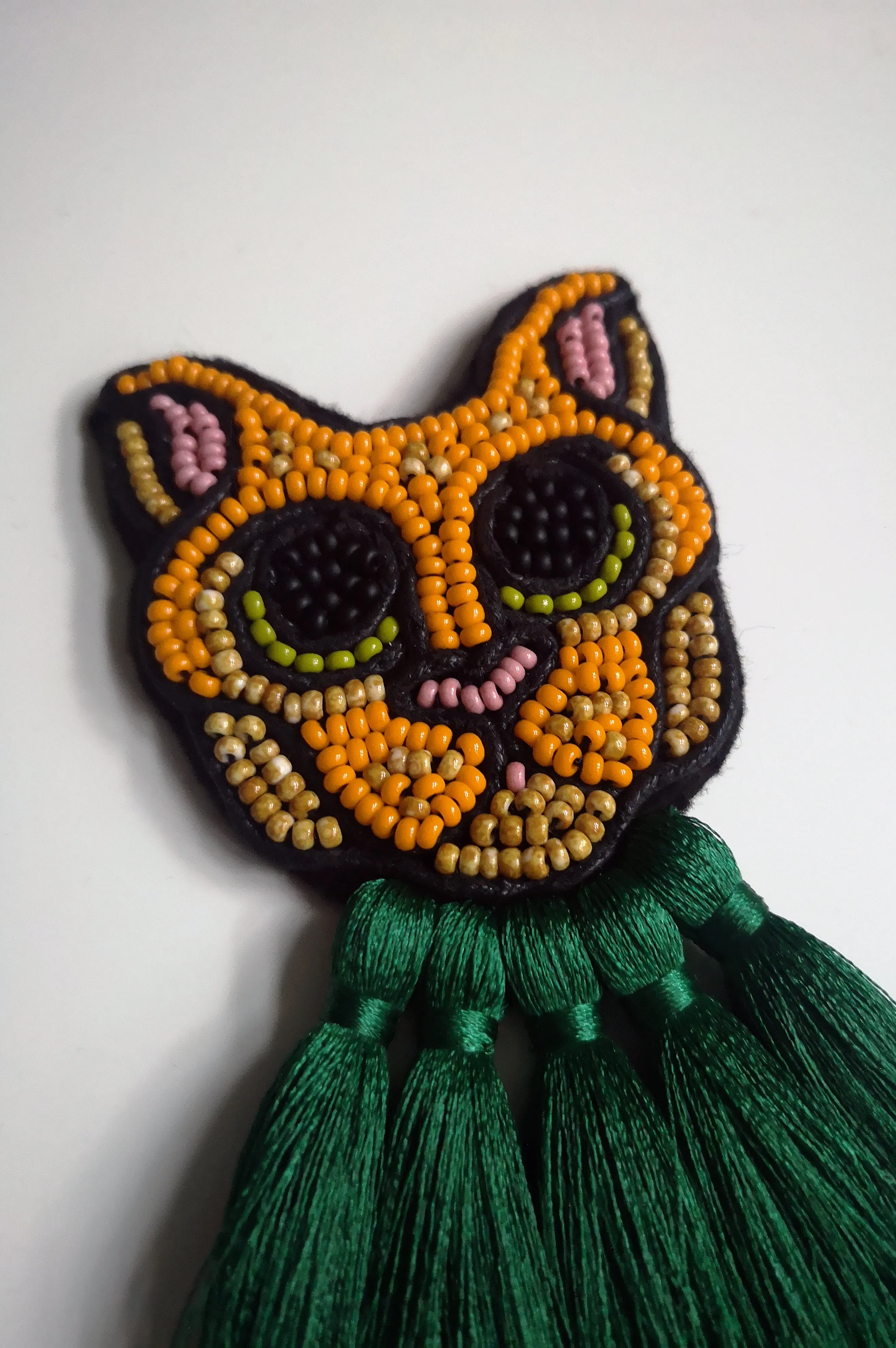 Ginger Cat Statement Brooch