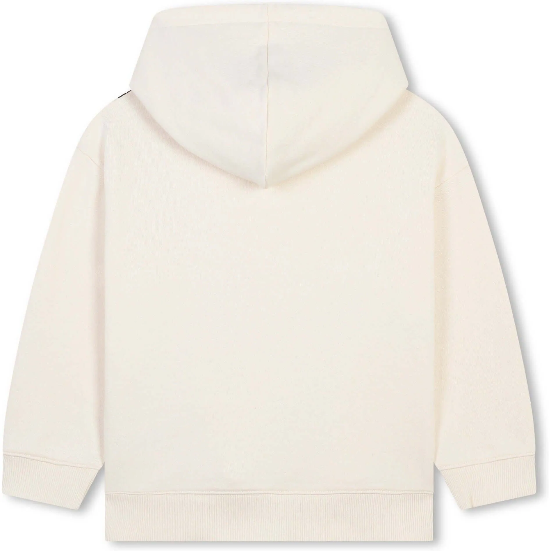 Girls Cream Hooded Bag Sweatshirt