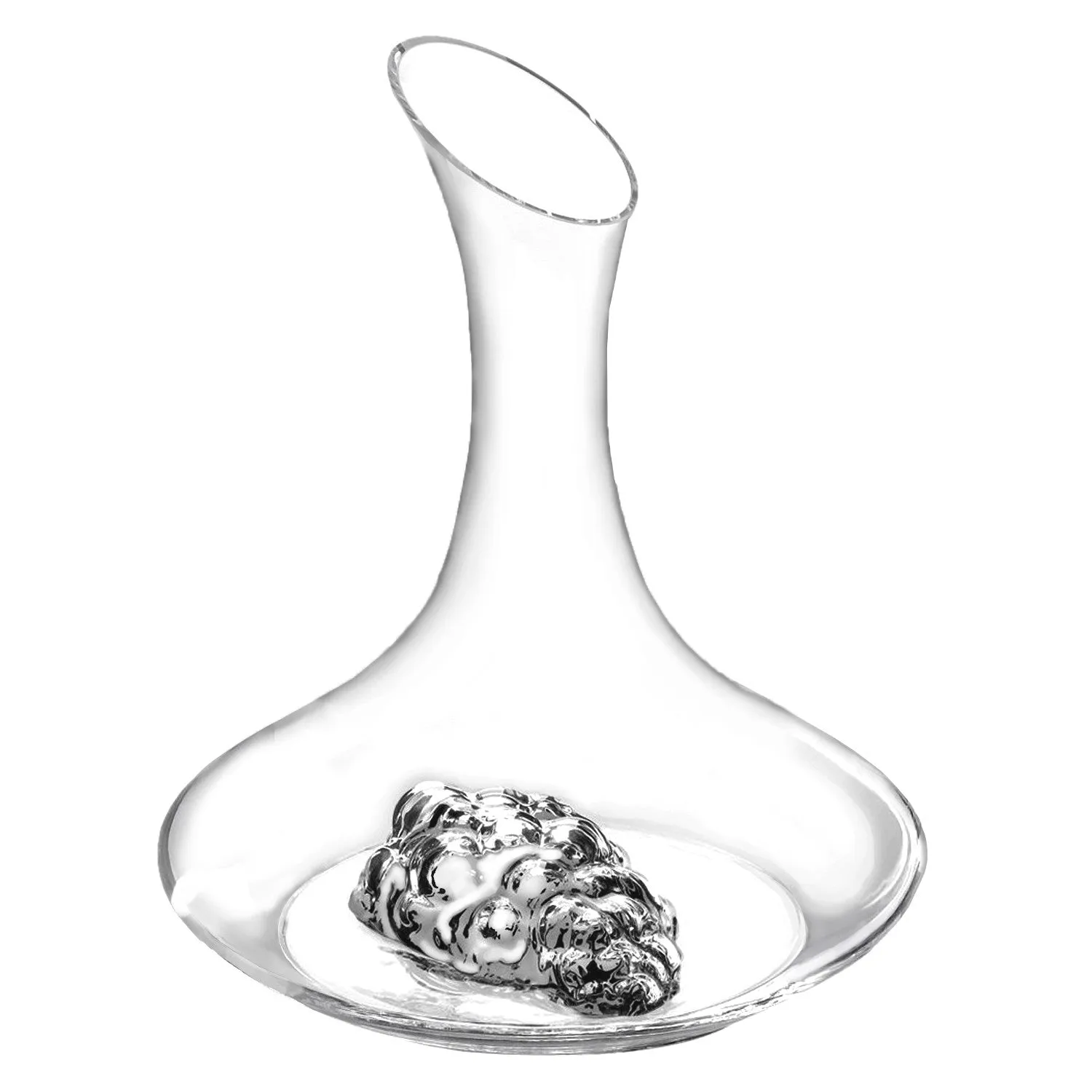 Grapes Decanter with Free Luxury Satin Decanter Bag