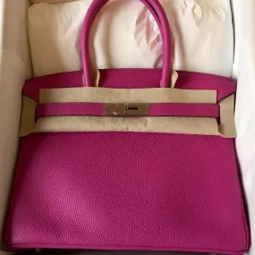 Hermès Birkin 30 Magnolia Taurillon Clemence Palladium Hardware PHW