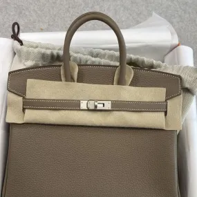 Hermès Birkin HSS 25 Etoupe/Gris Perle Togo Palladium Hardware PHW