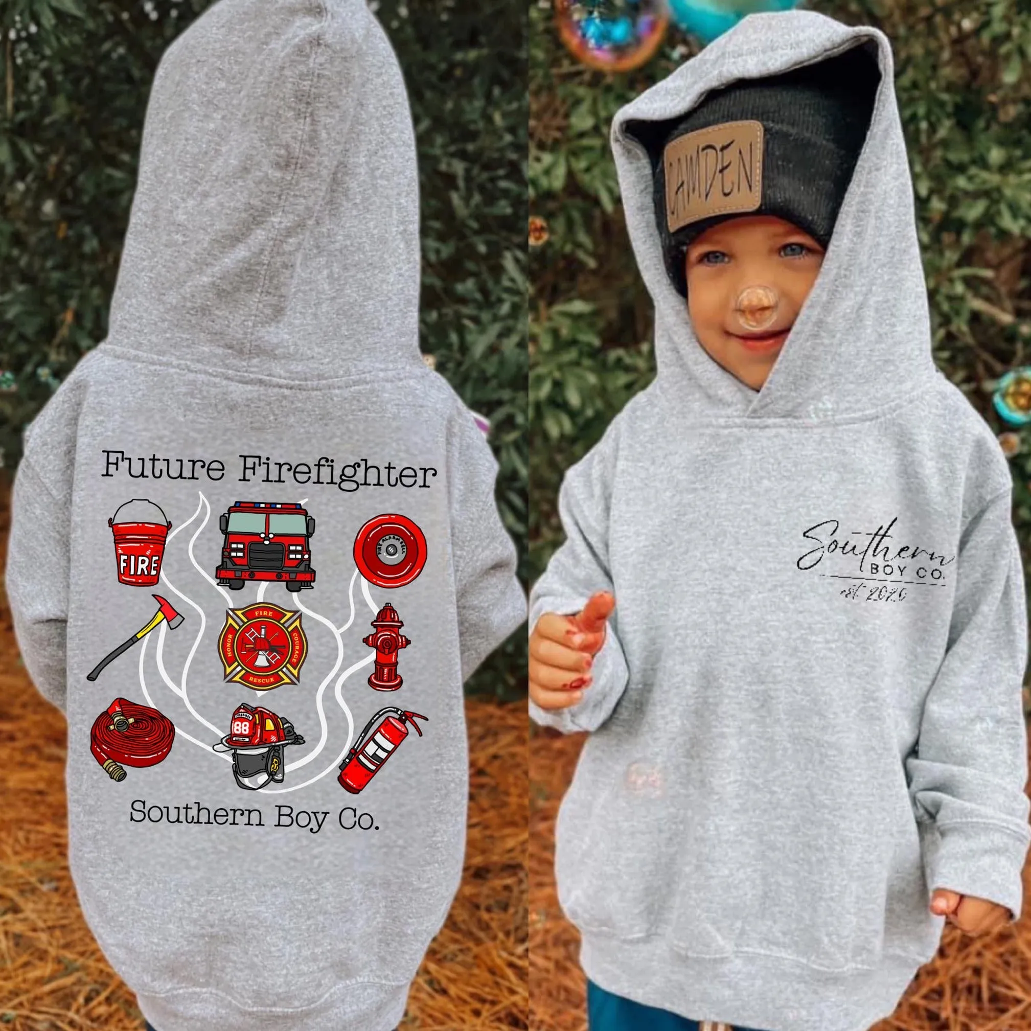 (HOODIE) Future Firefighter Kids Hoodie