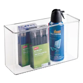 iDesign AFFIXX Linus Organizer 3.5" x 11" x 6.5" in Clear