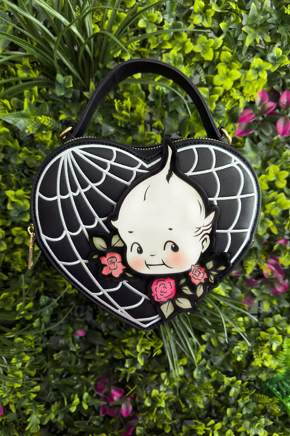 Kewpie® Spiderweb Love Crossbody, Top handle, Backpack Purse