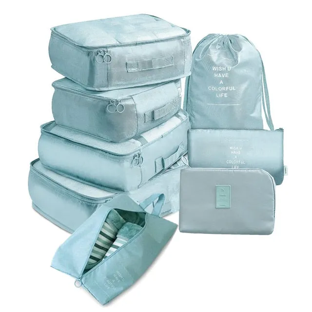 Large Travel Packing Cubes (8 pc)