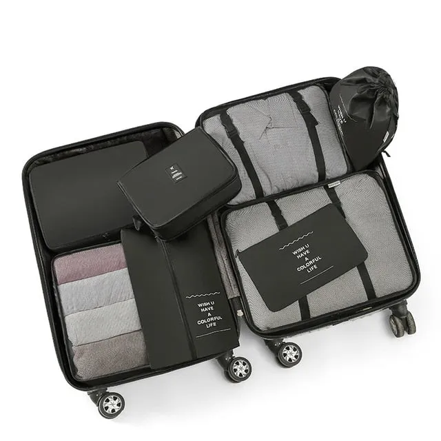 Large Travel Packing Cubes (8 pc)