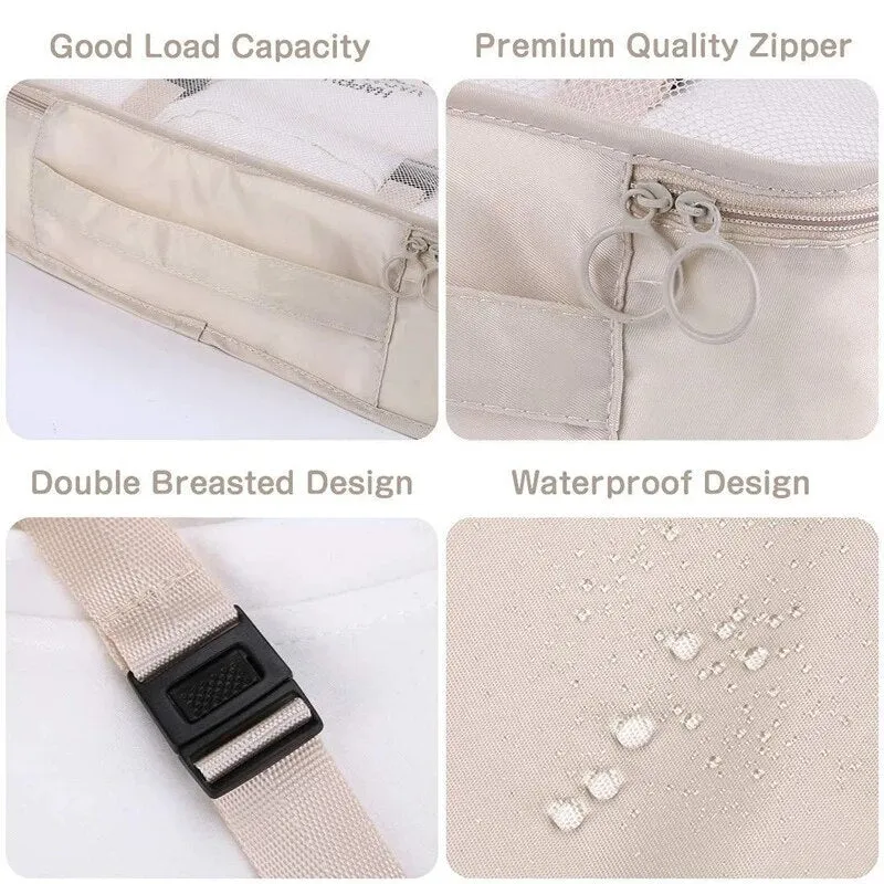 Large Travel Packing Cubes (8 pc)