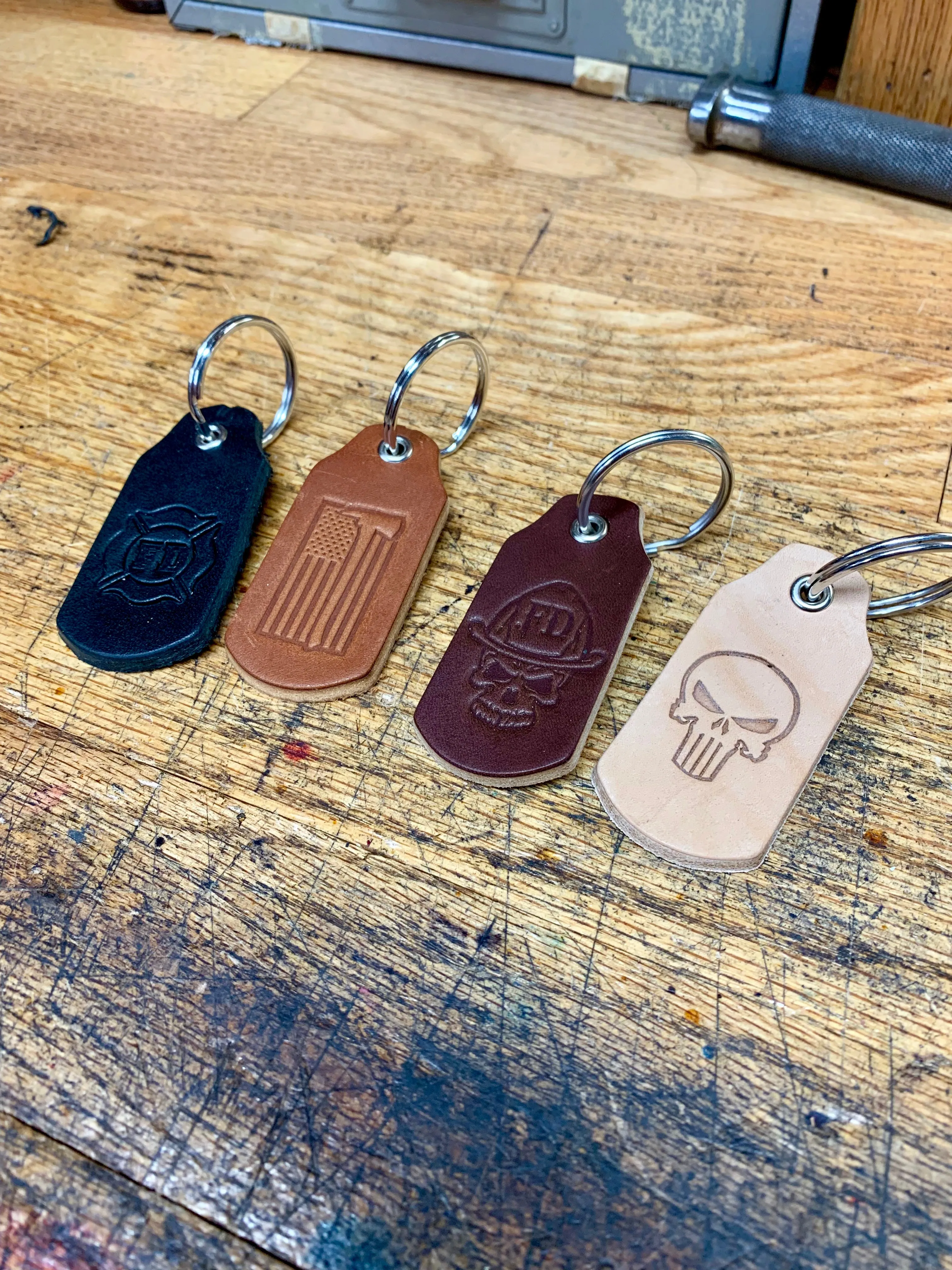 Leather Key Fob (rectangular)