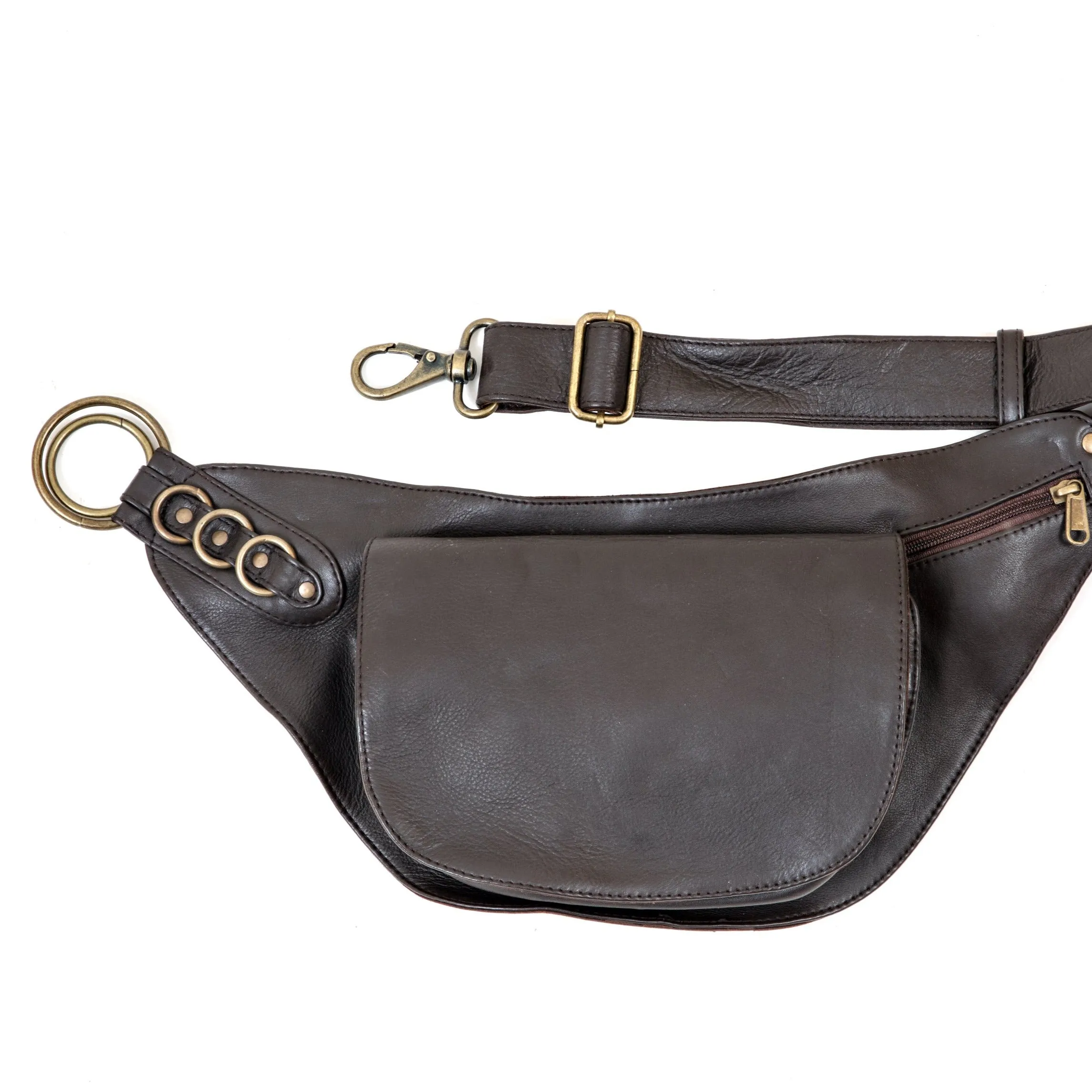 Leather Nelya Belt - Falcon Brown | Ex Display