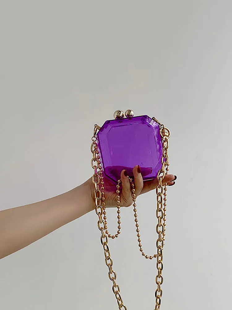 Lipstick Design Graceful Chain Novelty Bag